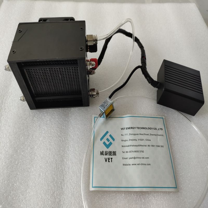 Pemfc 12v водородна горивна клетка за дрон 100w метална биполярна водородна горивна клетка стек